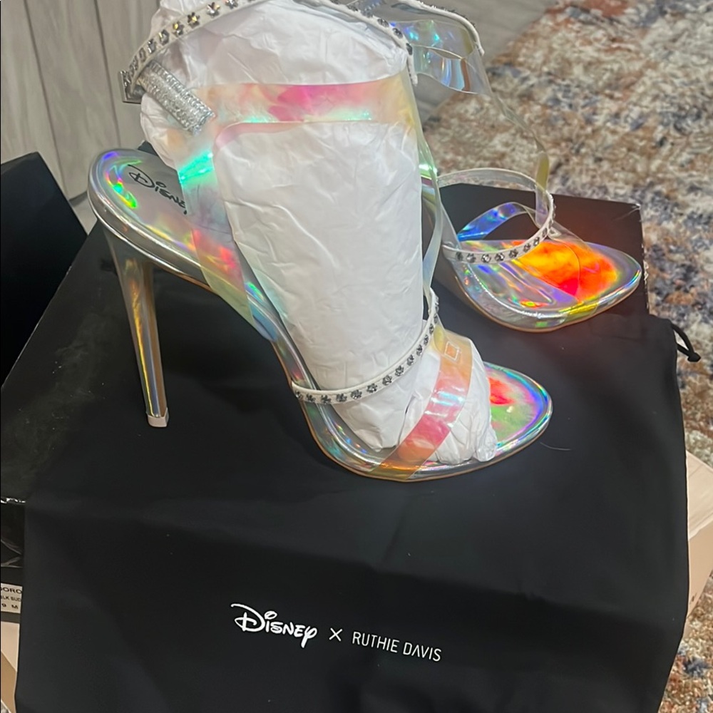 Ruthie Davis Iridescent Strappy Heels